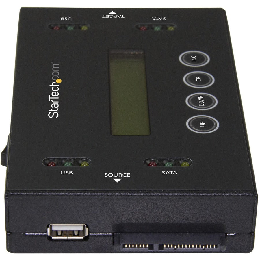 StarTech.com Drive Duplicator and Eraser for USB Flash Drives & 2.5 / 3.5" SATA SSDs/HDDs - 1:1 duplication plus cross-interface - Standalone SU2DUPERA11