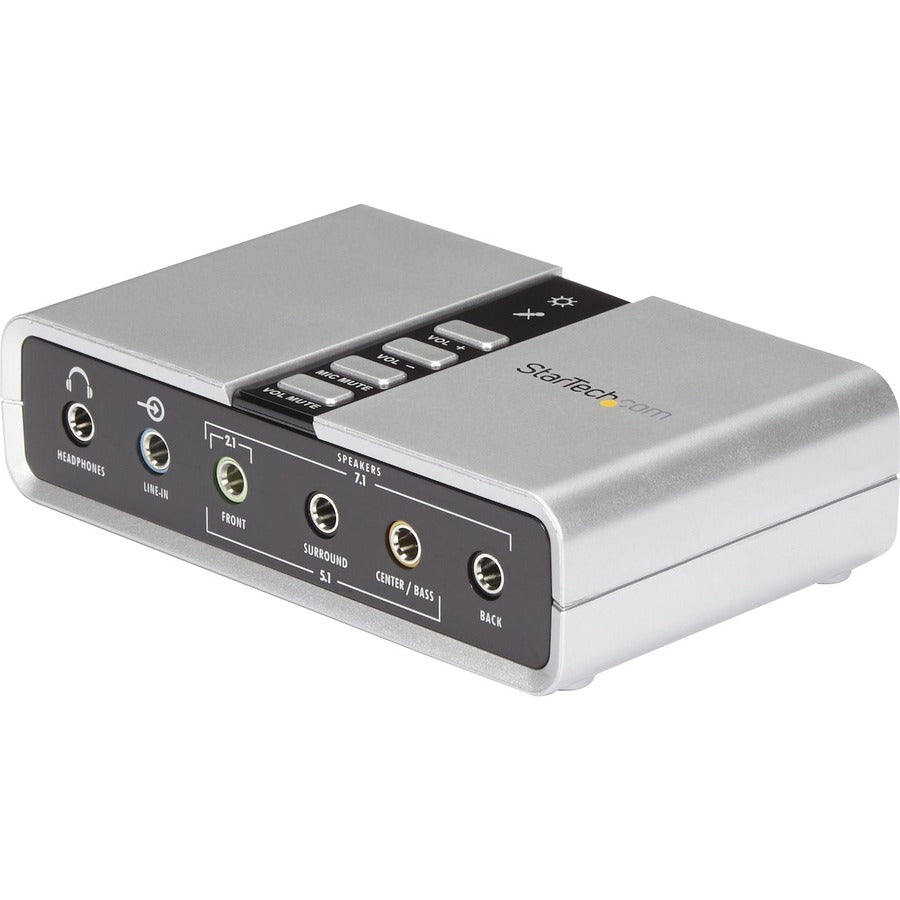 StarTech.com Adaptateur audio USB 7.1 Carte son externe ICUSBAUDIO7D