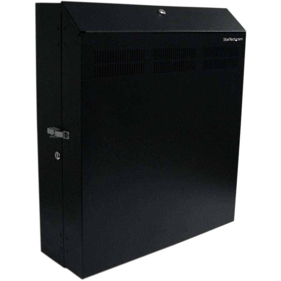 StarTech.com Rack de serveur mural avec deux ventilateurs et verrouillage - Rack de montage vertical pour serveur - 4U RK419WALVS