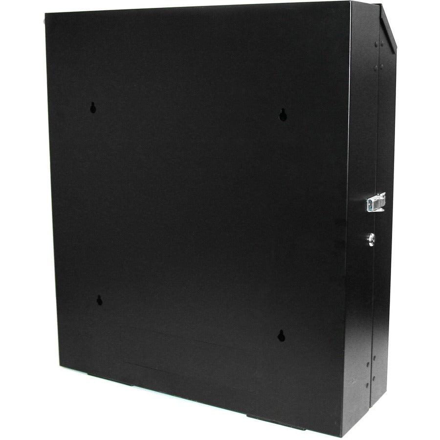 StarTech.com Rack de serveur mural avec deux ventilateurs et verrouillage - Rack de montage vertical pour serveur - 4U RK419WALVS