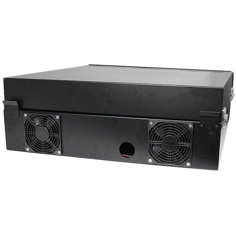 StarTech.com Rack de serveur mural avec deux ventilateurs et verrouillage - Rack de montage vertical pour serveur - 4U RK419WALVS