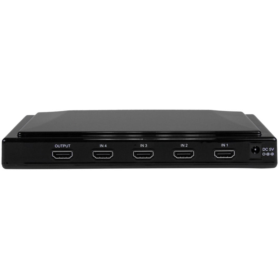 StarTech.com Switch HDMI 1.3 4 vers 1 - Switch vidéo/audio - 4 ports - HDMI - Télécommande VS410HDMIE