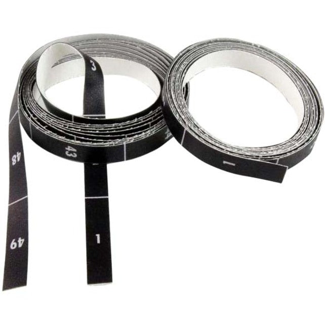 Étiquettes d'unité de rack - Bandes d'alignement d'unité de rack de serveur - Jusqu'à 49U - 2-Pack RKUNITAPE