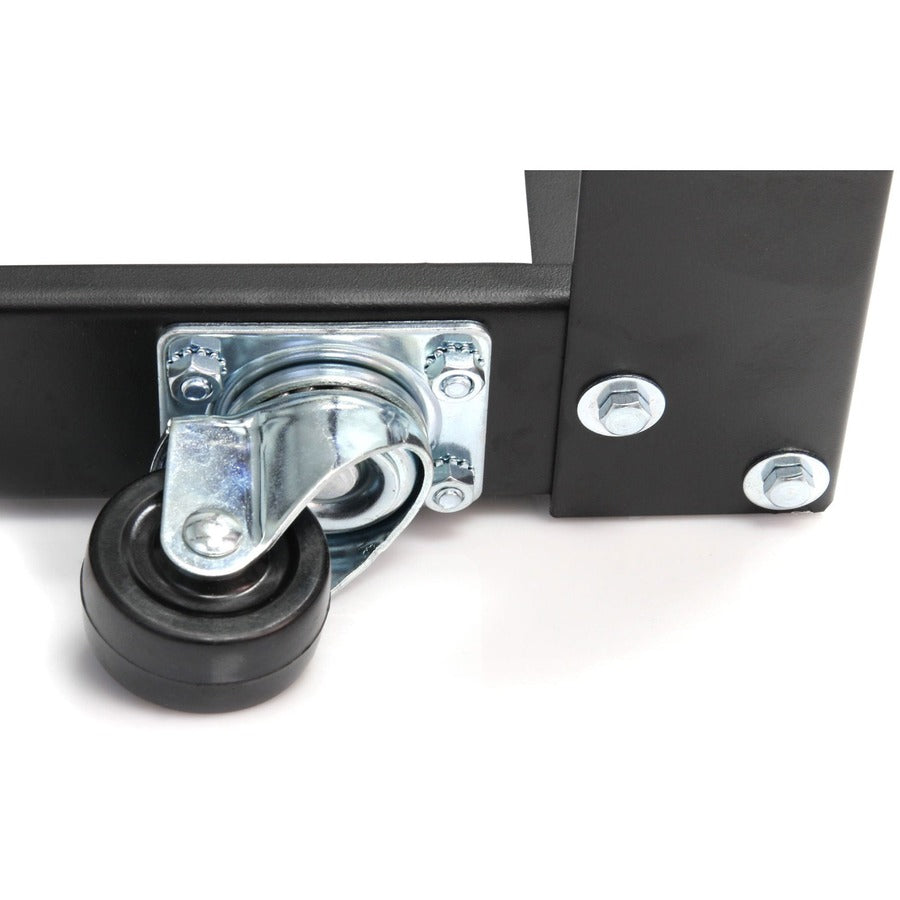 StarTech.com Armoire rack à cadre ouvert pour équipement de serveur 12U à 4 montants avec montants et roulettes réglables 4POSTRACK12A
