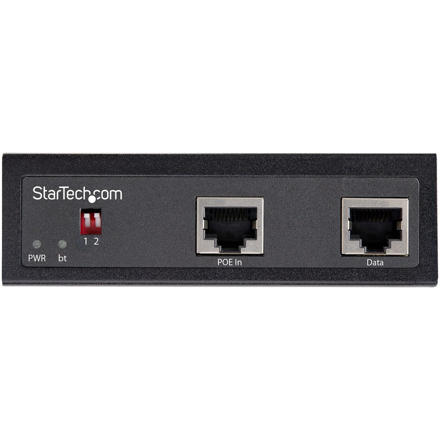 Star Tech.com Répartiteur PoE Gigabit industriel - Répartiteur PoE++ 90 W Power over Ethernet - Répartiteur DC 12-48 V 802.3bt Ultra PoE -40C à +75C POESLT1G48V