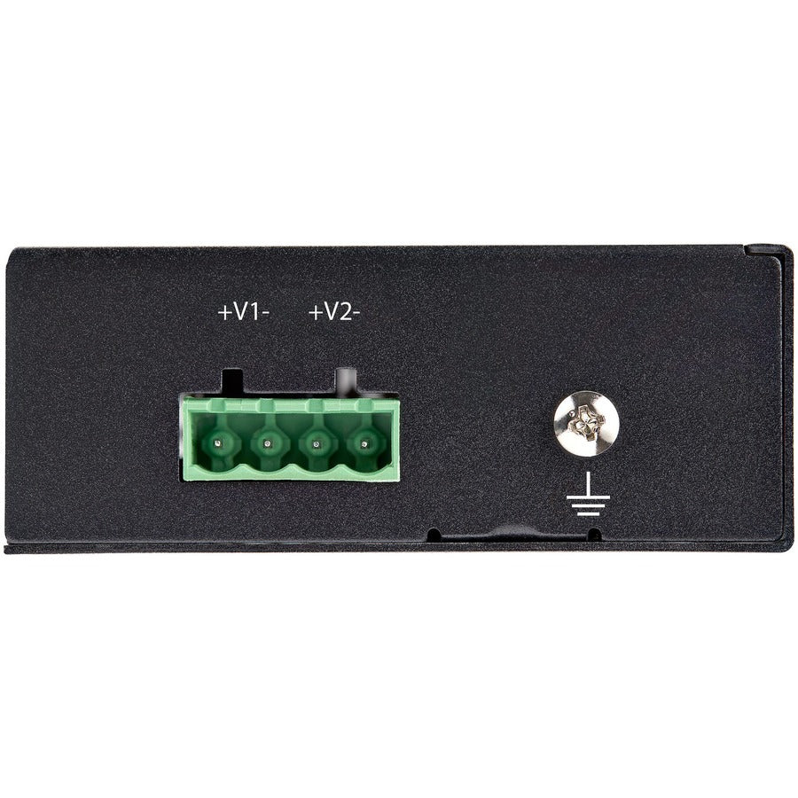 Star Tech.com Répartiteur PoE Gigabit industriel - Répartiteur PoE++ 90 W Power over Ethernet - Répartiteur DC 12-48 V 802.3bt Ultra PoE -40C à +75C POESLT1G48V
