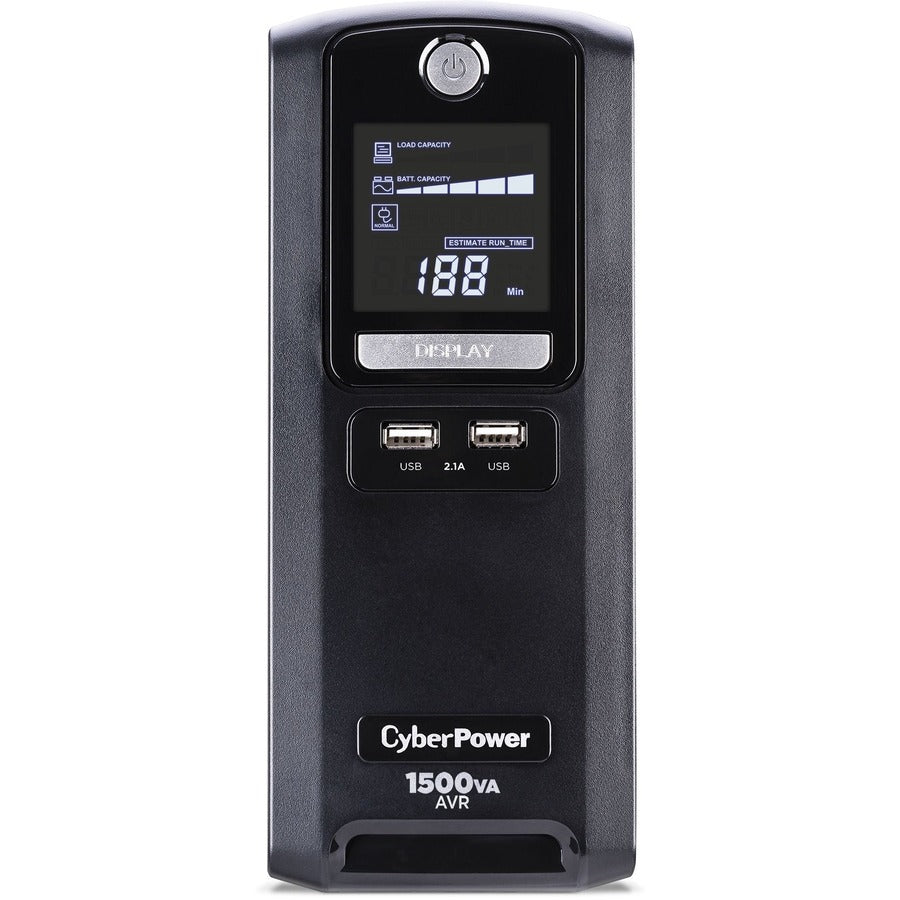 CyberPower UPS Systems LX1500GU-FC PC Battery Backup - Capacity: 1500 VA / 900 W LX1500GU-FC