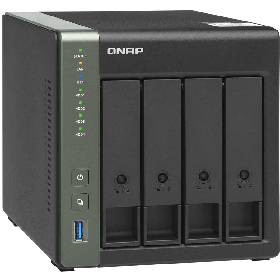 NAS professionnel économique QNAP avec port SFP+ 10 GbE intégré TS-431X3-4G-US
