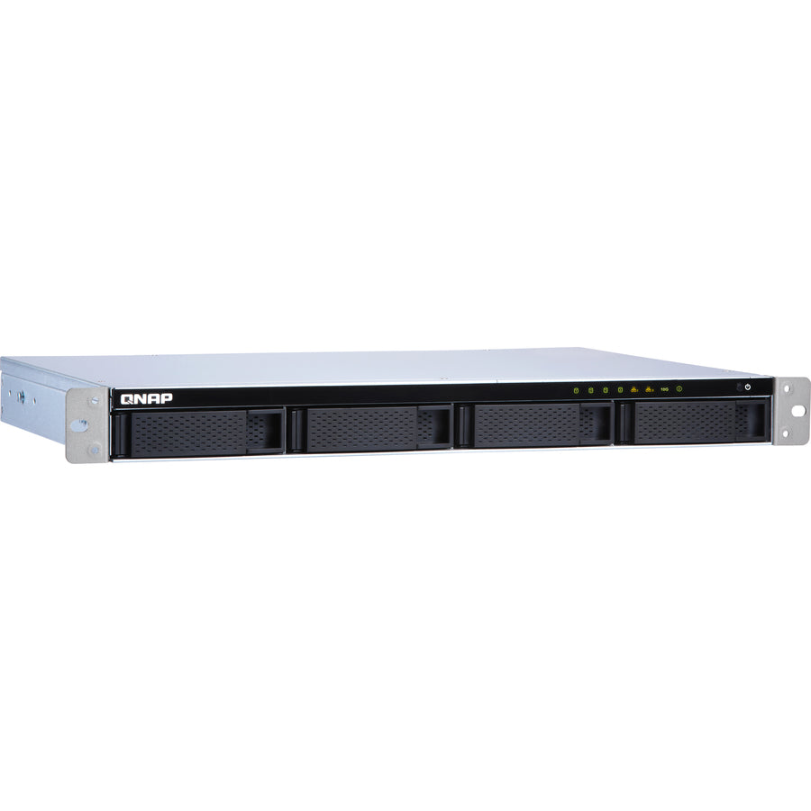 QNAP Short Depth Rackmount NAS with Quad-core CPU and 10GbE SFP+ Port TS-431XEU-8G-US
