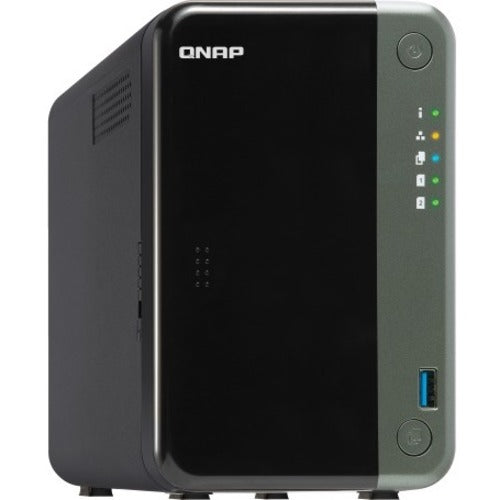 NAS QNAP Professional Quad-core 2,0 GHz avec connectivité 2,5 GbE et extension PCIe TS-253D-4G-US