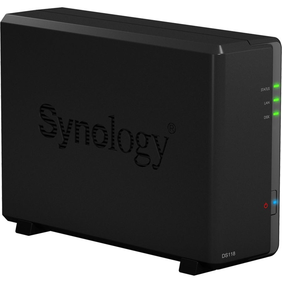 Synology NAS 1 baie hautes performances pour les petites entreprises et les particuliers DS118