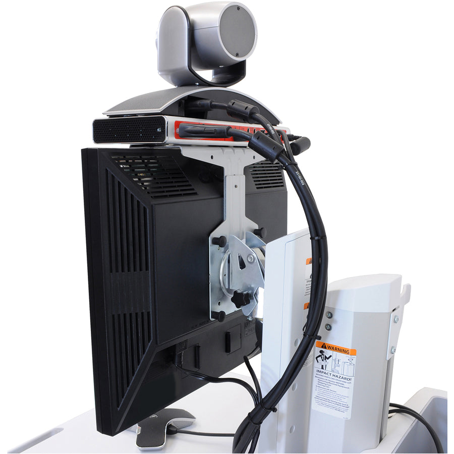 Ergotron Mounting Shelf for Wall Mounting System, Video Conferencing Camera, Webcam, Display Cart - Silver 97-776-194