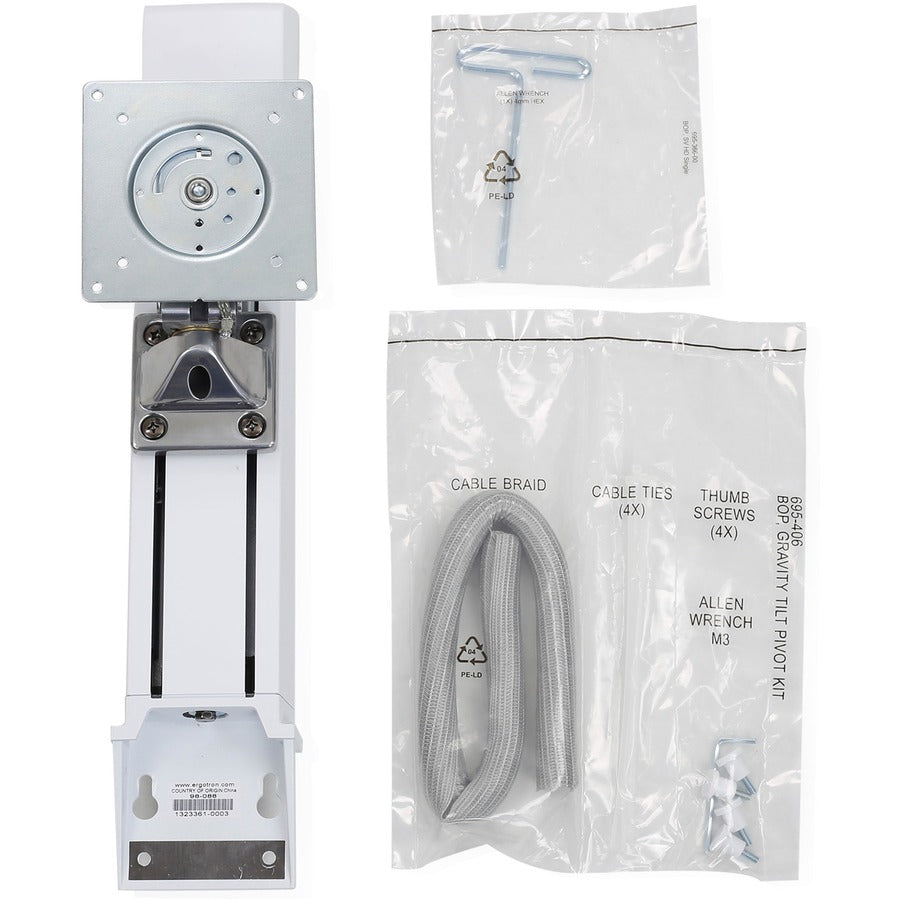 Adaptateur de montage Ergotron pour moniteur, ordinateur tout-en-un - Blanc 98-088