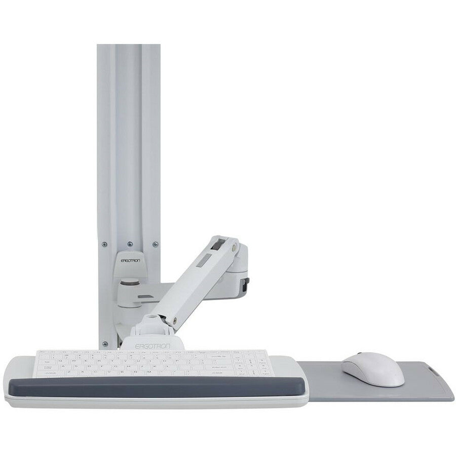 Ergotron Rail de montage mural pour clavier, moniteur LCD, souris - Blanc 45-551-216