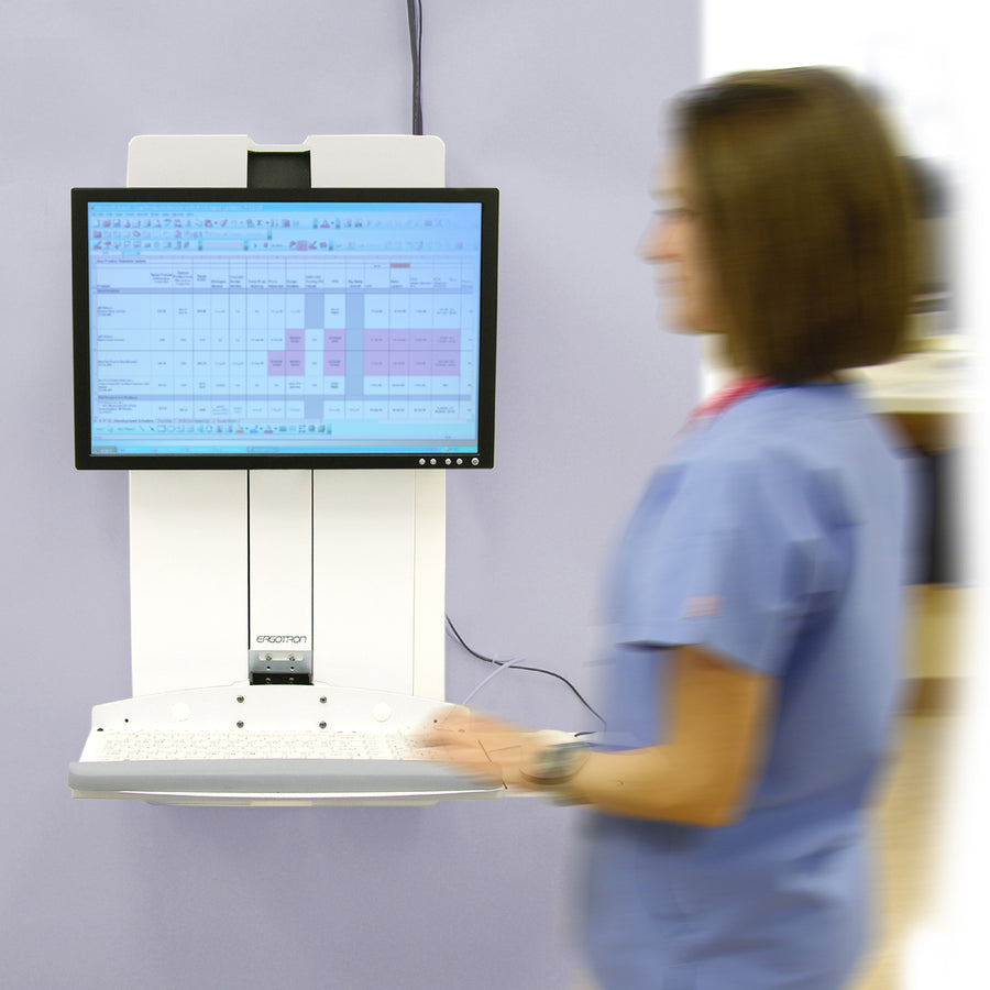 Ergotron StyleView 60-593-216 Lift for Flat Panel Display - White 60-593-216