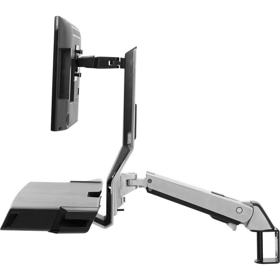 Ergotron StyleView Mounting Arm for Keyboard, Monitor, Bar Code Scanner, Mouse, Wrist Rest - Polished Aluminum 45-583-026
