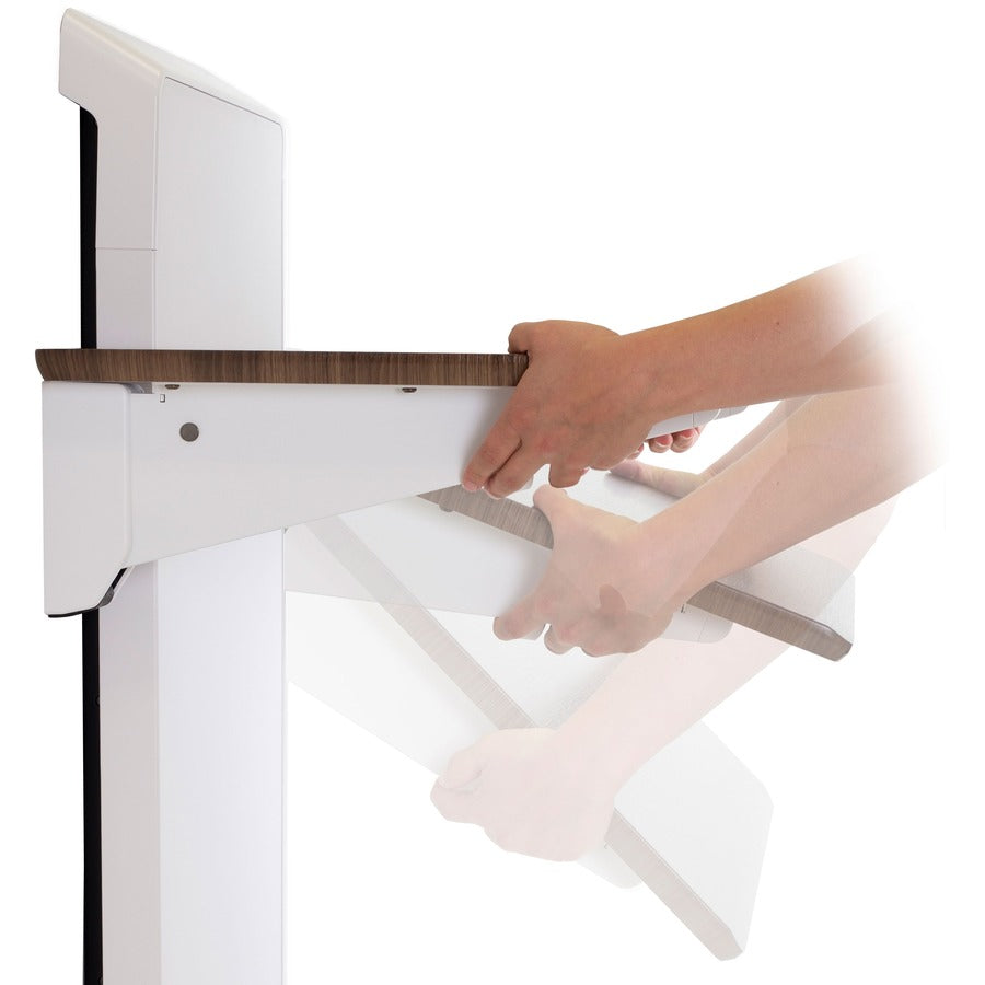 Ergotron WorkFit Elevate (walnut hills) Sit-Stand Wall Desk 24-804-S894