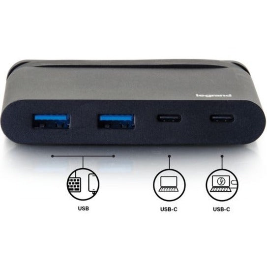 Hub USB C C2G avec USB A, USB C et Power Delivery - Hub USB 26914