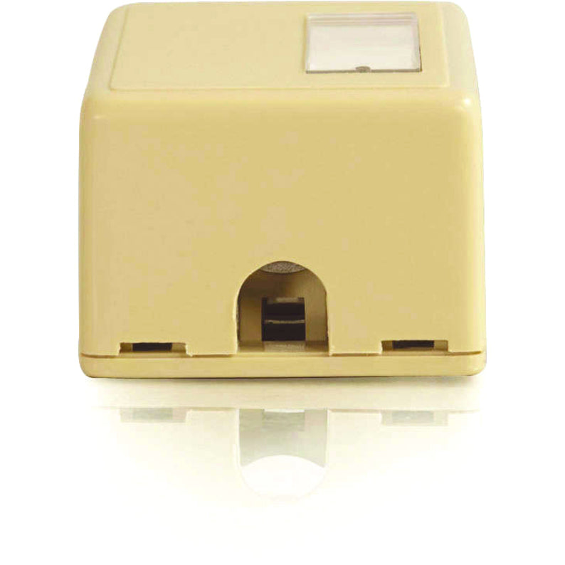 C2G 1 Socket Keystone Jack Surface Mounting Box 03830