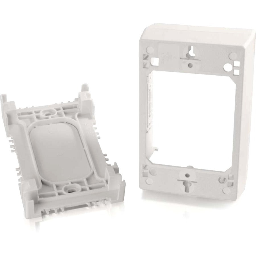 Boîte de jonction profonde à un groupe C2G Wiremold Uniduct, blanc 16088