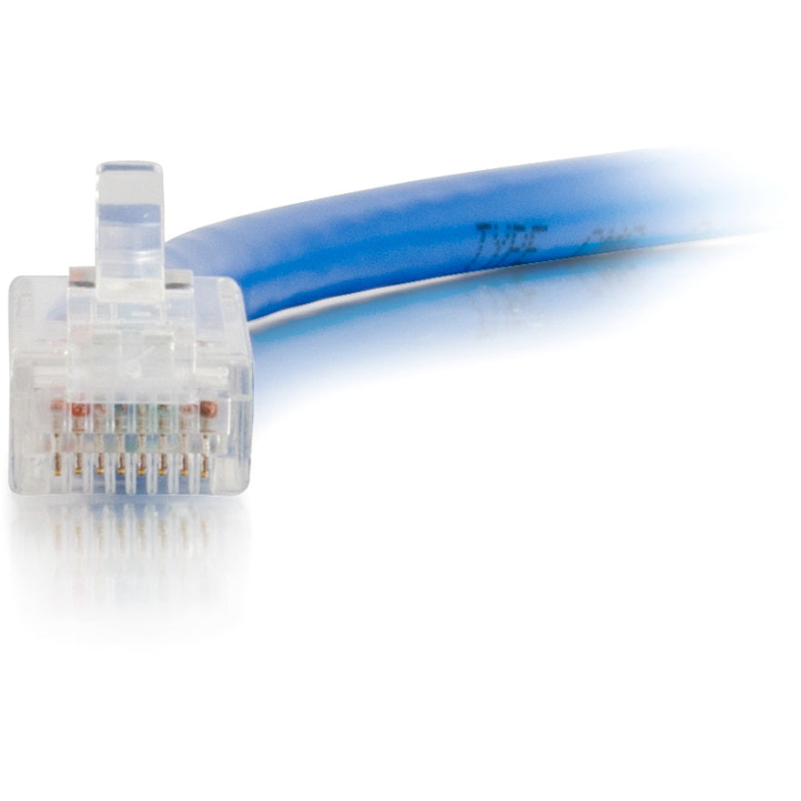 C2G Câble de brassage réseau UTP non blindé Cat6 non amorcé de 1 pied - Bleu 04085