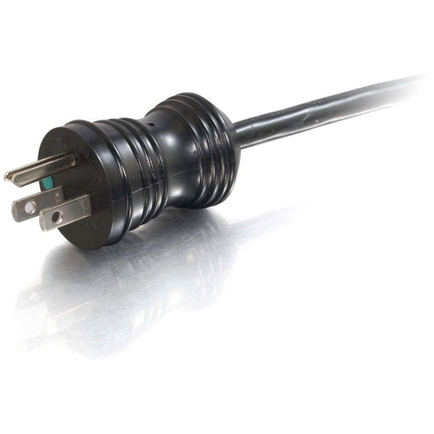 C2G 25ft 14 AWG Hospital Grade Power Cord (NEMA 5-15P to IEC320C13) - Black 48000