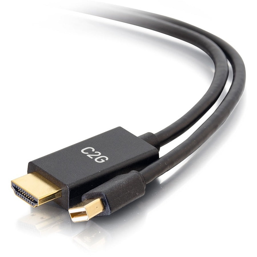 Câble C2G 10 pieds 4K Mini DisplayPort vers HDMI - Passif - Noir - M/M 54437