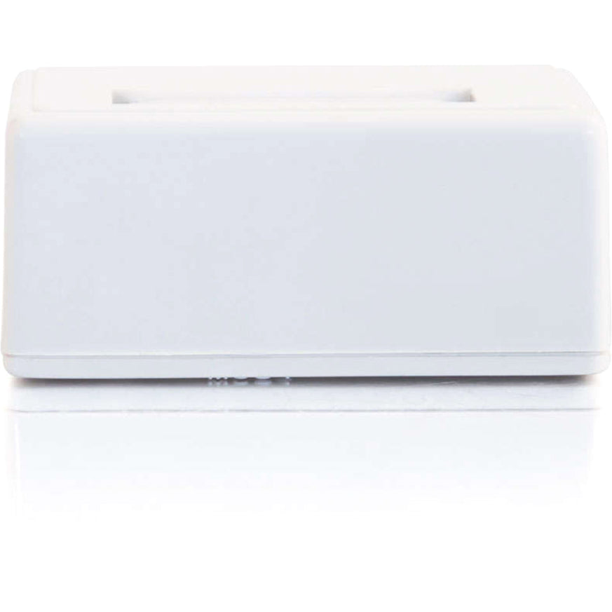 C2G 1 Socket Keystone Jack Surface Mounting Box 03831