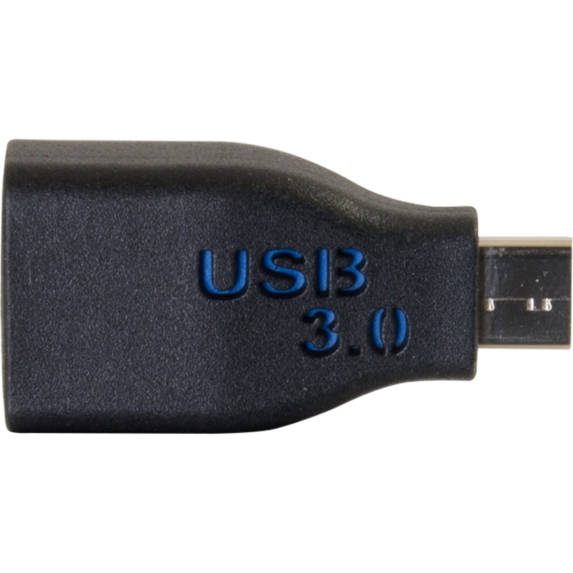 C2G USB 3.0 USB-C to USB-A Adapter M/F - Black 28868