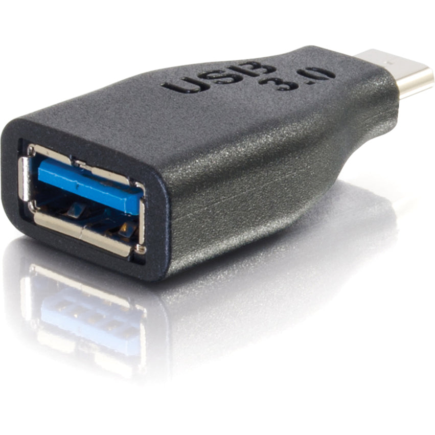 C2G USB 3.0 USB-C to USB-A Adapter M/F - Black 28868