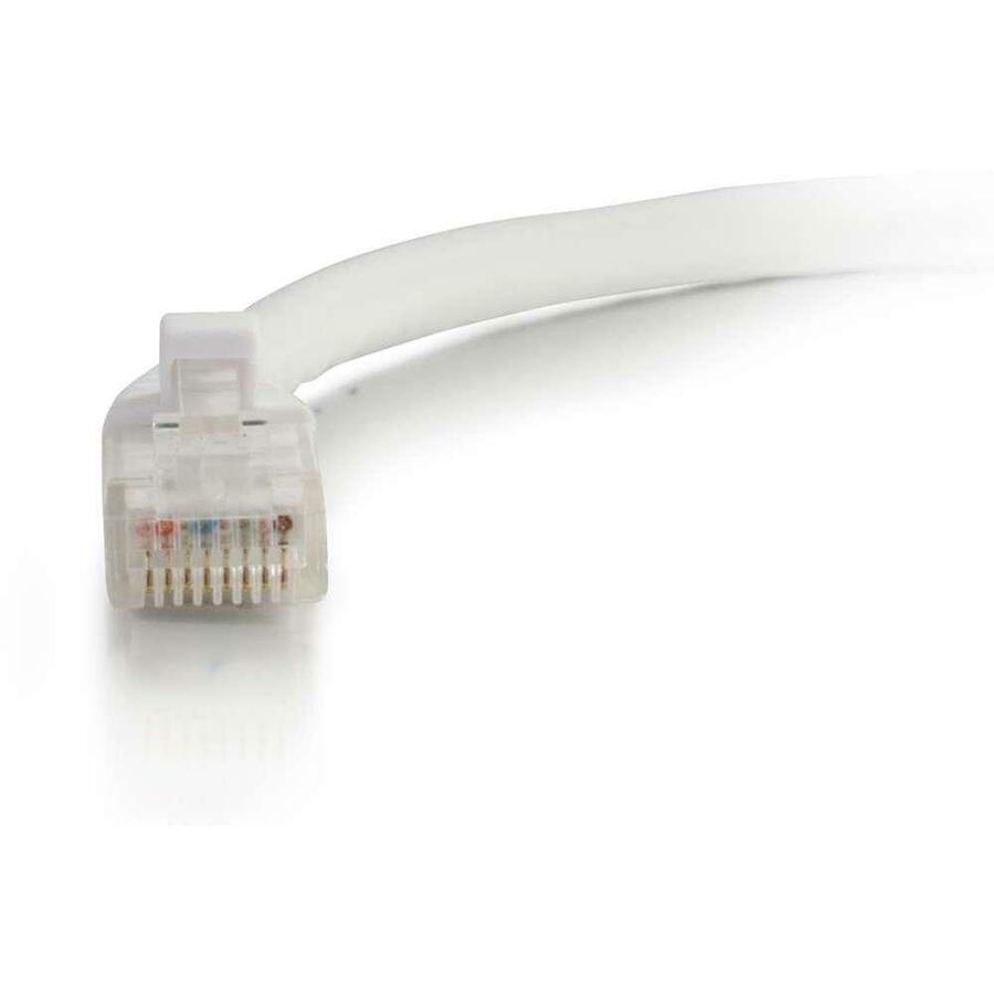 C2G Câble de brassage réseau non blindé Cat6 UTP sans accroc de 100 pi - Blanc 27167