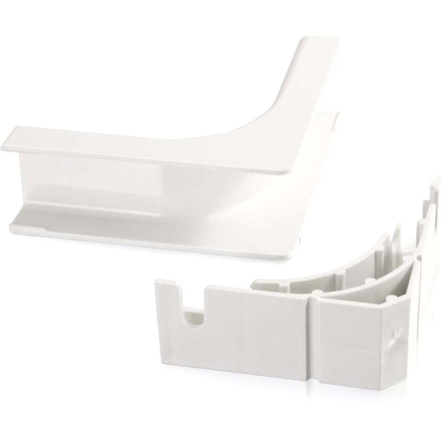 Coude interne conforme au rayon de courbure C2G Wiremold Uniduct 2800 blanc 16064