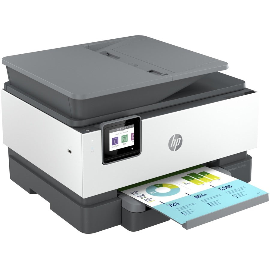 HP Officejet Pro 9015e Inkjet Multifunction Printer-Color-Copier/Fax/Scanner-32 ppm Mono/32 ppm Color Print-4800x1200  1G5L3A#B1H