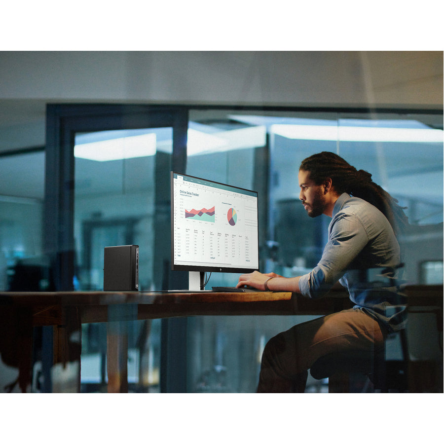 Ordinateur de bureau HP EliteDesk 805 G6 - AMD Ryzen 5 PRO 4650GE Hexa-core (6 Core) 3,30 GHz - 16 Go RAM DDR4 SDRAM - 512 Go SSD - Mini PC 2D8B6UT#ABC
