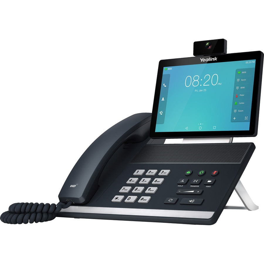 Téléphone IP Yealink VP59 - Avec/sans fil - Avec/sans fil - Bluetooth, Wi-Fi - Sur table, Montage mural - Gris classique VP59G
