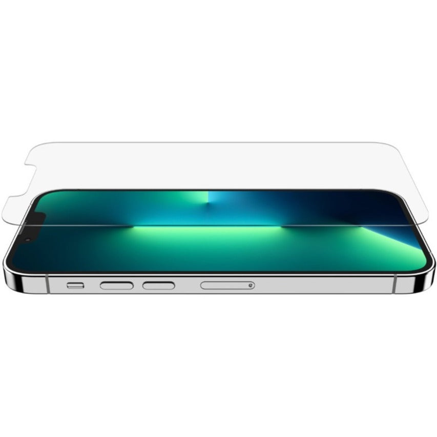 Protecteur d'écran traité Belkin en verre trempé pour iPhone 13 / iPhone 13 Pro Crystal Clear OVA069ZZ