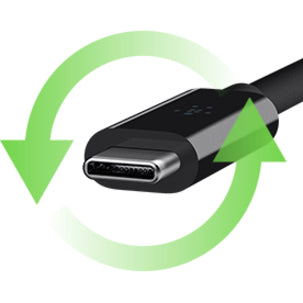 Câble Belkin 3.1 USB-A vers USB-C (USB Type-C) F2CU029BT1M-BLK