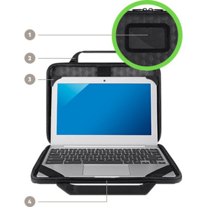 Belkin Air Protect Carrying Case (Sleeve) for 11" Notebook, Chromebook - Black B2A079-C00
