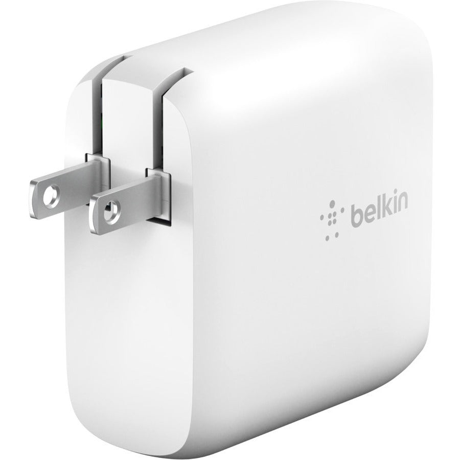 Chargeur mural Belkin BOOST↑CHARGE double USB-C PD GaN 68 W WCH003DQWH