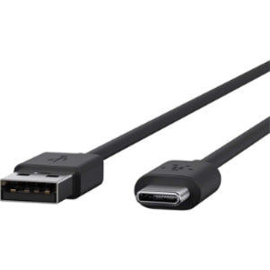 Câble Belkin USB-C vers USB-A avec chargeur domestique universel F7U001TT06-BLK