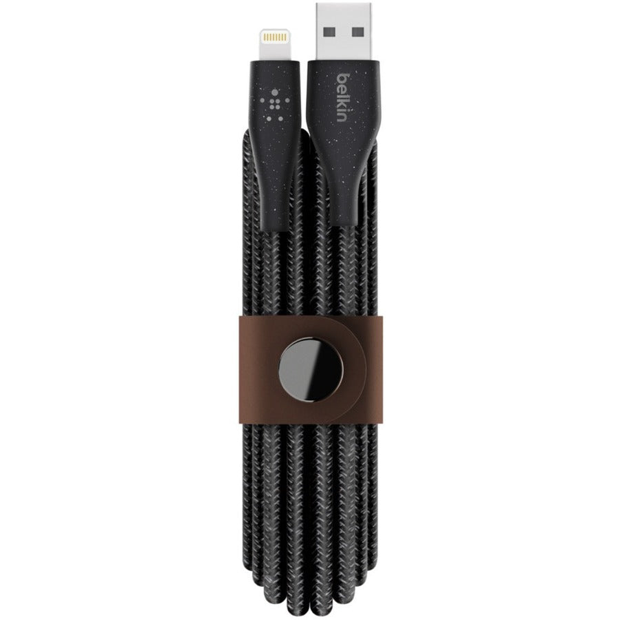 Câble Belkin DuraTek Plus Lightning vers USB-A avec sangle F8J236BT06-BLK