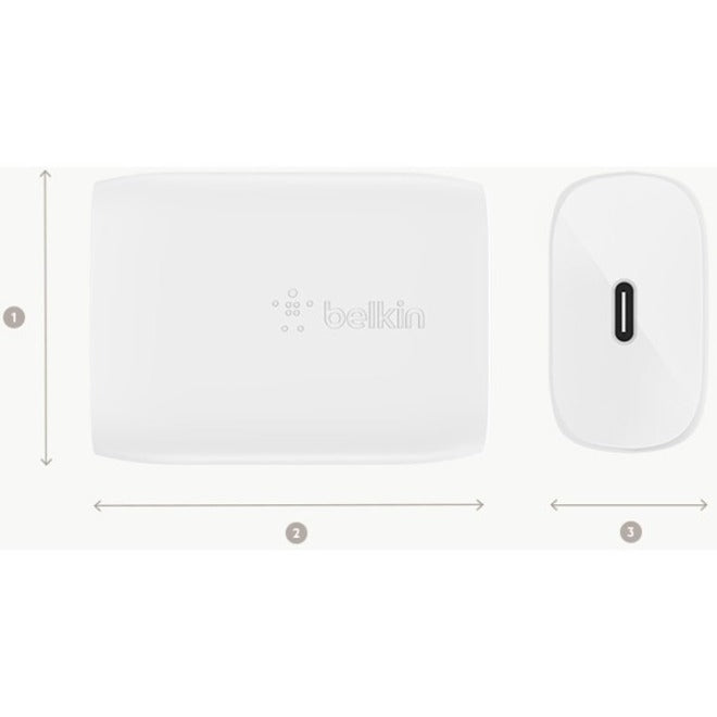 Chargeur mural Belkin BOOST↑CHARGE 20 W USB-C PD WCA003DQWH