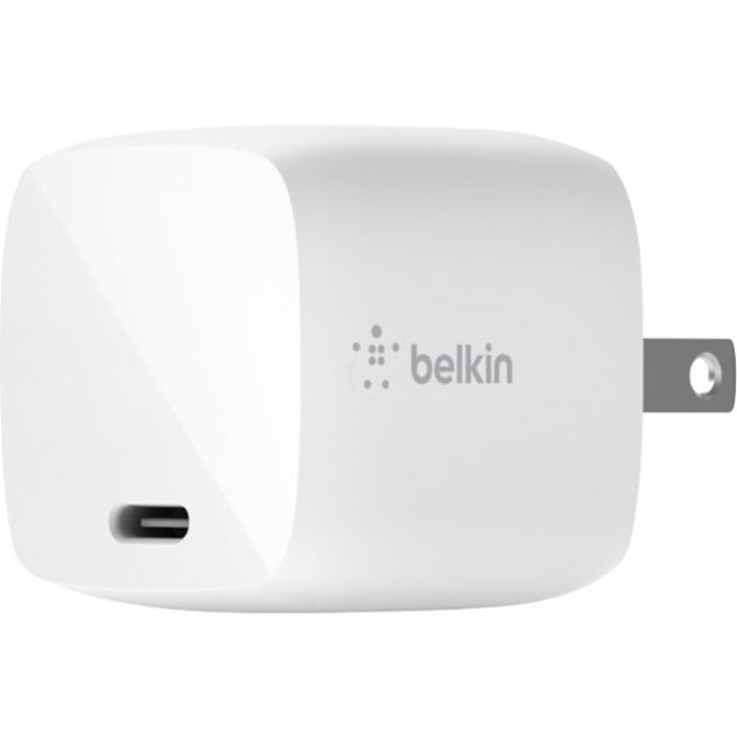 Chargeur mural Belkin BOOST↑CHARGE 30 W USB-C GaN + câble USB-C vers Lightning WCH001DQ1MWH-B5