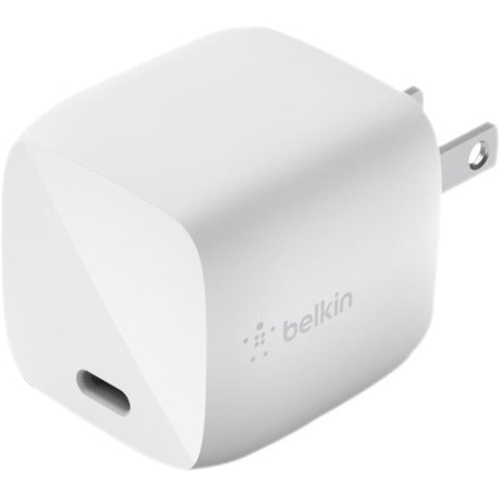 Chargeur mural Belkin BOOST↑CHARGE 30 W USB-C GaN + câble USB-C vers Lightning WCH001DQ1MWH-B5