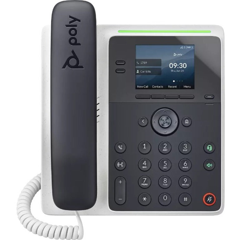 Poly Edge E220 IP Phone - Corded - Corded - Bluetooth, NFC - Desktop, Wall Mountable 2200-86990-025