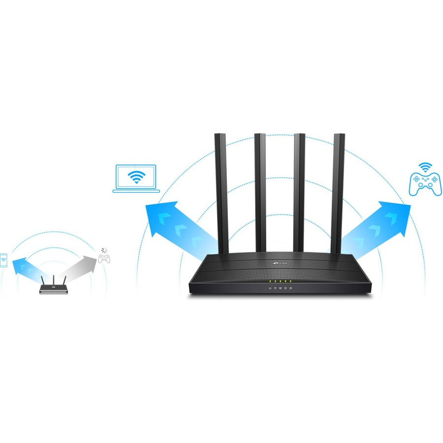 TP-Link Archer Wi-Fi 5 IEEE 802.11ac Ethernet Wireless Router ARCHER A6_V3