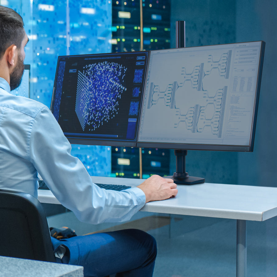 Ergotron Desk Mount for Monitor, Display, TV - Matte Black 45-509-224