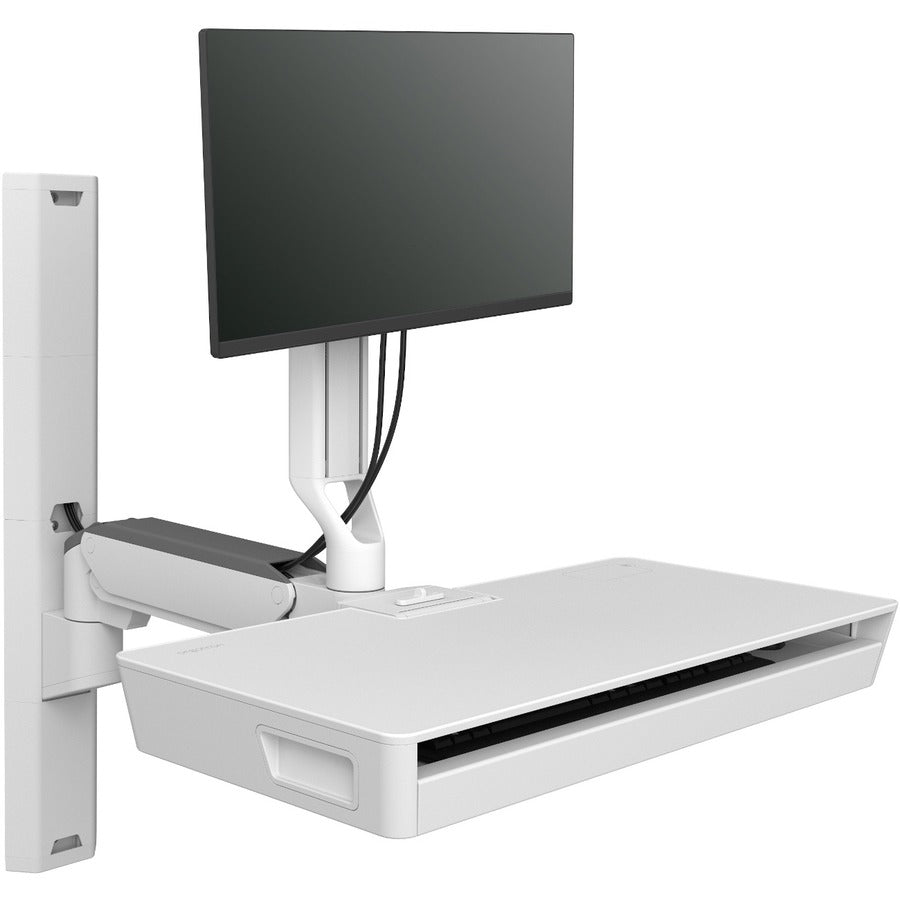 Ergotron CareFit Mounting Arm for Monitor, Mouse, Keyboard, LCD Display, Mount Extension - White 45-619-251