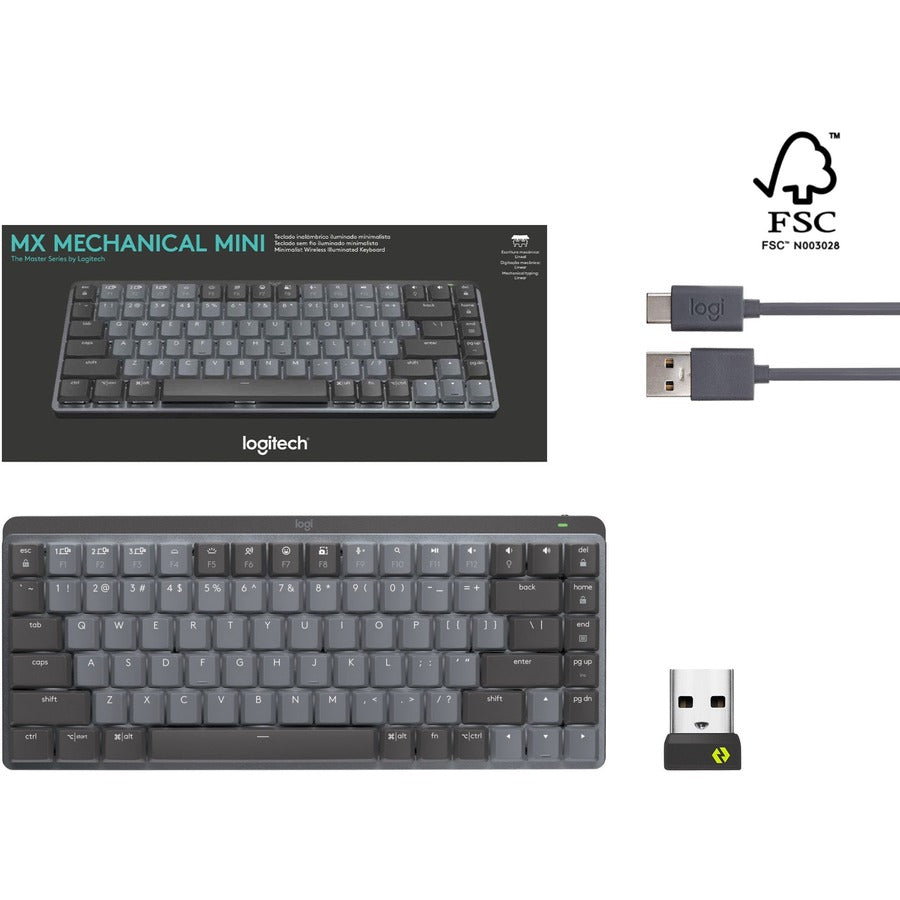 Logitech Master Series MX Clavier mécanique sans fil performant avec éclairage 920-010551