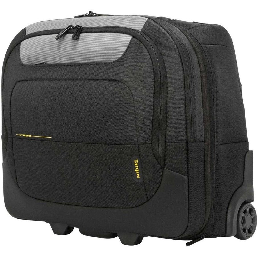 Targus CityGear TCG717GL Mallette de transport (à roulettes) pour ordinateur portable de 15" à 17,3" - Noir, Gris TCG717GL